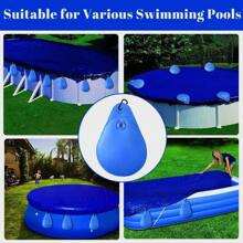 [40 Pollici * 40 Pollici Cuscino Gonfiabile/Borsa Pesante - Accessori Antigelo per Piscina] 1/12 pezzi Borsa Appesa per Copertura Piscina, Borsa Cinghia Copertura Piscina, Cuscino Gonfiabile Antigelo - Attrezzatura Essenziale per Giardini, Piscine Esterne, Piscine per Adulti, Piscine Fuori Terra, Coperture per Grandi Piscine - Accessori per Piscina, Blu