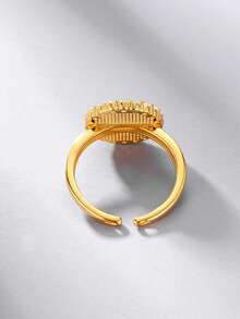 1pc Minimalist European & American Design High-End Personalized Hip-Hop S925 Silver Movable Cross Ring, Unisex For Daily, Date, Street Wear, Halloween Gift - Cross - View 9