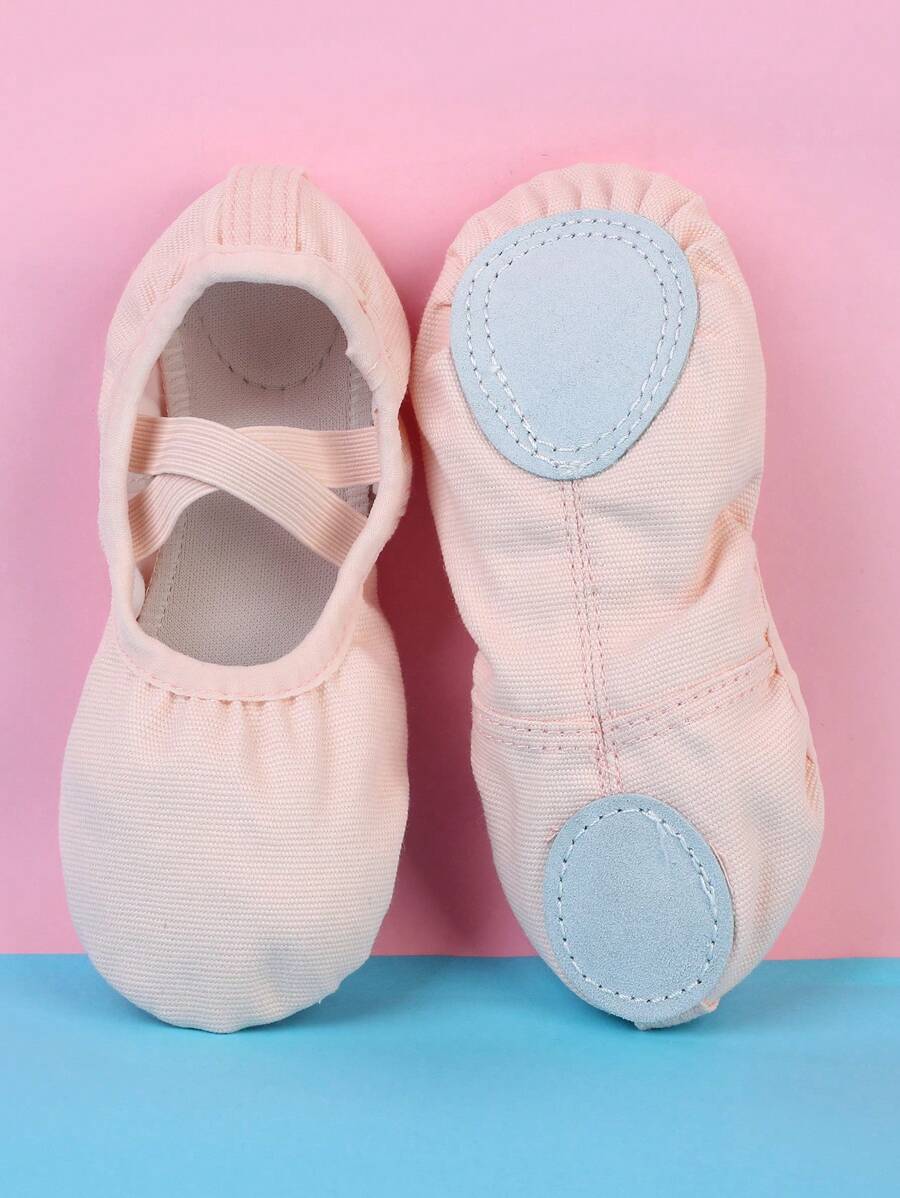 Kids Dance Shoes For Girls, Soft Sole Ballet Shoes For Dance, Pink Color For Preschool Children