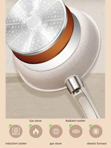 4/5/9pcs Detachable Handle Cookware Set, Non-Stick Pots And Pans Set, Suitable For Gas Stove, Induction Cooktop, Electric Ceramic Hob, Halogen Cooker. (Pots And Pans Are Oven-)