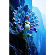 110Seeds Heirloom Lady Peacock Orchid Plant Seeds - Ornamental Flower Seeds For Beautiful Indoor And Outdoor Garden Decor Rare Orchid Species