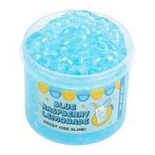 70ML 香味水晶透明史莱姆套装，带管珠，散装脆脆闪光史莱姆，适合圣诞节生日派对礼物，柔软不粘史莱姆泥，可爱减压玩具