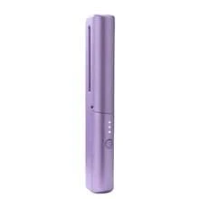 Rechargeable Mini Hair Straightener - Wireless Portable Travel Electric Comb, Suitable For Split Hair, Frizz Care, Available In Pink, Purple And Green - Travel, Outdoor, Indoor Easy To Carry. The Perfect Gift For Women