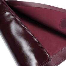 Women's Square Toe Knee High Boots Chunky Heel Side Zipper  Classic Solid Color Fashionable Y2K Party Tall Boots - Màu Đỏ Sâu - Xem 8