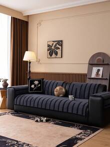 1 Stück einfache & modische weiche Samt Sofakissenbezug, eleganter luxuriöser europäischer Stil Sofa Sitzschutz, rutschfest, staubdicht, kratzfest, geeignet für Wohnzimmer, Schlafzimmer, Büro, Club, Party, 1-4 Sitzer Sofa, L-förmiges Sofa, Herbst/Winter