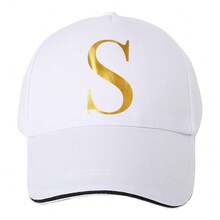 Baseballkappe, Vintage Trucker Hut mit Buchstaben-Muster, Snapback Cap, geeignet für lässige Outdoor-Aktivitäten und Sonnenschutz, Frühlings- & Herbst-Reise und Strandurlaub - Weiss - Übersicht 16