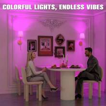 2pcs Battery-Operated Wall Sconces With Fabric Shade, Rechargeable LED Wall Lights Set Of 2, Dimmable Wireless Lamp With 3 Color Temperature, 12 RGB And Remote For Bedroom Living Room Hallway