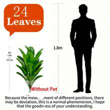 2pcs Large Artificial Palm Trees, Artificial Plant Combination, 35-Inch Large Artificial Banana Tree And Fan-Shaped Leaves Tropical Plants With 24 Leaves Total, Realistic Plastic Broad-Leaf Plants Decor, Evergreen And Lifelike Tall Tropical Plants, Wide-Leaf Tropical Rainforest Decorative Trees, Suitable For All Seasons Artificial Potted Trees, Ideal For Home, Party, Office, Garden, Hotel, Indoor And Outdoor Decor, Great Gift For Holidays