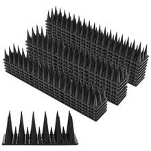 20 Protective Barbed Blocks High-Quality Acrylic Material Adjustable Length For Repelling Bird Cat Sparrow - Black - View 8