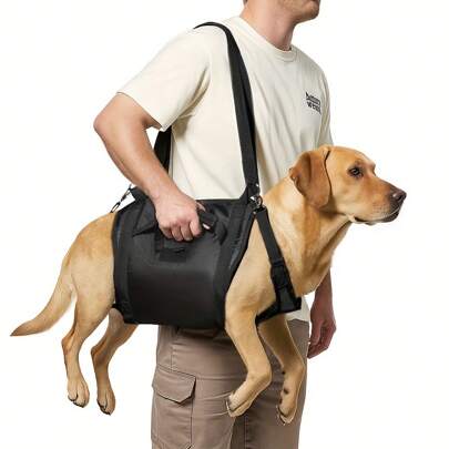 PSKOOK Dog Sling For Large Dogs Hind Leg Support To Help Rehabilitate The Hind Limbs Of Elderly Dogs With Weak Hind Legs Disabilities And Injuries Dog Harness Helps Arthritis ACL Recovery