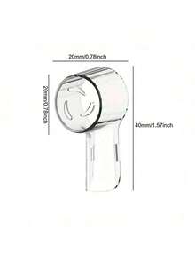 Toothbrush Head Protective Cover, Plastic Dust Cover, Suitable For Oral IO Ultimate Clean Gentle Care Replacement Brush Heads And IO Series 3, 4, 5, 6, 7, 7G, 8, 9 Electric Toothbrushes, Convenient For Travel, Home And Dorm Essential, Great For Vacation And Travel - Multicolor - View 8