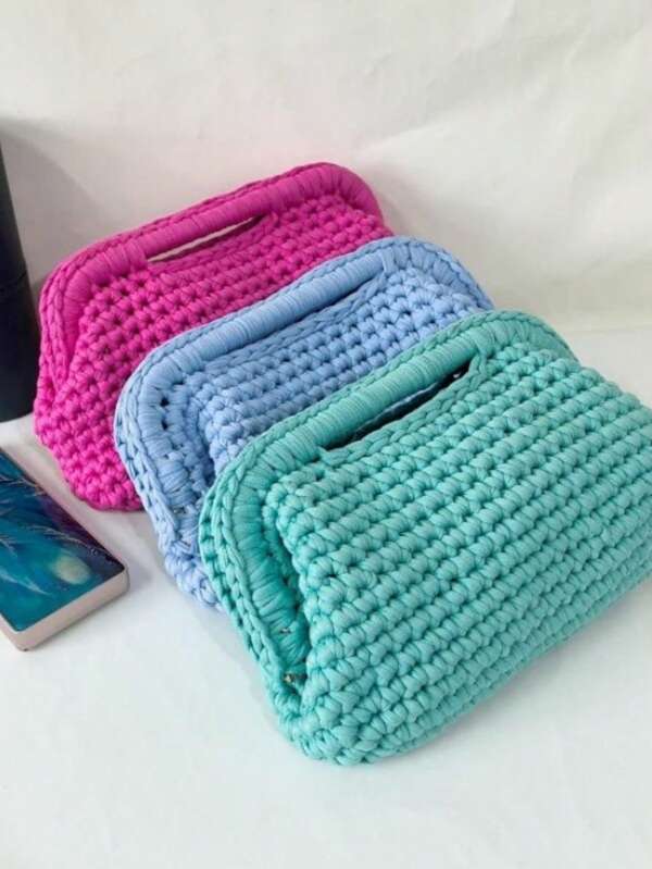Woven Fashion Single Shoulder Bag Crochet Package Hand Bag