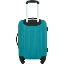 Teal Hardside Expandable Spinner Luggage Set 3 Piece Travel Suitcases For Airplane Trips Lightweight Durable Aluminum Alloy Exterior With Smooth Rolling Wheels