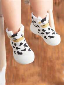 婴儿男女童防滑室内学步袜透气保暖弹力袜鞋底保护脚趾户外袜