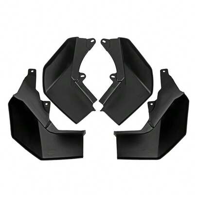 4Pcs Car Mud Flaps Splash Guards Mudguards Replacement, Front And Rear Side Mudflaps Fenders Kit, Compatible For Rover Discovery 4 2009-2016
