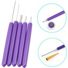 7 قطع أدوات زهور ورقية، أدوات تقويس الورق بفتحات تشمل أداة لف وملقط لف الزهور الورقية، للأعمال اليدوية، DIY، للمبتدئين والمتقدمين