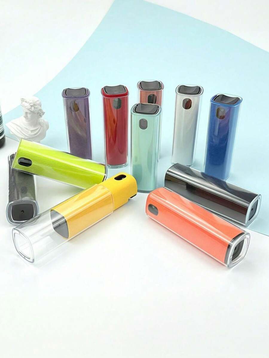 1pc Portable Computer & Phone Screen Cleaning Spray (Empty Bottle, No Liquid Included) - Multicolor - View 1