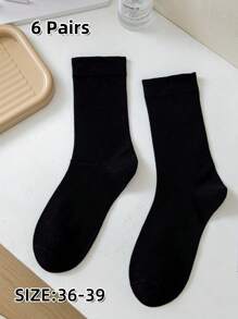 1/4/6 Pairs Women's Comfortable Soft Solid Color Over-The-Knee Socks, Simple Versatile Slouchy Socks With Tassels, Simple Versatile Comfortable Socks (Due To Lighting And Angle During Photography, The Actual Product May Have Slight Color Differences Compared To The Images.), Fall