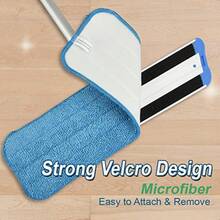 18Microfiber Replacement Mop Pads  Mop Heads Refills Fit For Most 1618inch Spray  Mop Machine Washable Absorbent Mop Pads 3Pack - 如圖 - 查看 3