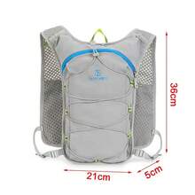 2L Marathon Hydrating Backpack With Rescue Whistle Breathable Ultralight Running Bag Hydration Vest For Riding Bike Jogging Reflective Water Vest - Multicolor - View 2