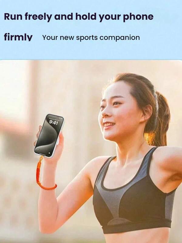 Adjustable Phone Lanyard Strap With Clip, Wrist Band Anti-Lost Phone Cord, Sturdy Travel Outdoor Anti-Theft Phone Leash, New Short Self-Lock Anti-Fall Hanging Rope