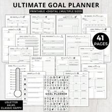 1PC Black & White Daily Undated Planner – Sleek Spiral Time-Blocking Organizer With Priority Tracker, Habit & Gratitude Sections – Perfect For Home, Office & Academic Use Productivity Notebook