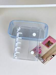 Pasta de argolas transparente M5, 20 capas dupla face, livro de adesivos transparente, conjunto de cadernos de fichário faça você mesmo, papelaria, material escolar, material de volta às aulas - Multicolorido - Ver 16