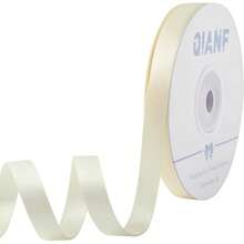 Cream Ribbon 1 Inch Double Face Satin Ribbon For Gift Wrapping Hair Bows Making Chair Sash Valentine's Day Wedding Birthday Party Invitation Decorations Floral Craft Sewing, 25 Yards - 028-象牙奶油色 - 查看 12