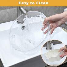 Divided Serving Tray With Lid, Rotating Snack Box With 6 Compartments, Removable Large Snack Box With Handle, Multifunctional Fruit Tray For Home, Party, Picnic - White - View 7