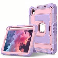 Military Industry Anti-Fall Tablet Protective Case Compatible With Ipad Soft Anti-Fall Protection, Ultra-Thin/Smart Stand Compatible With Ipad 10.2/10.9/11, 10th Gen, Ippad Air 11, Ipad Air4/5 - Multicolor - View 3