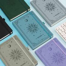 Lank Notebook Diary, 160 Sheets/320 Pages, 100gsm Thick Paper, A5 Hardcover Cover, Painting Art Sketchbook, No Grid Lines, Ordinary Sketchbook, Suitable For Men And Women's Work And Writing, 5.78 X 8.34,For School Supplies,Back To School