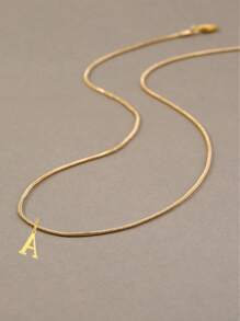 2 Pieces Fashionable And Elegant Golden Initial Necklace Chic A-Z 26-Letter Pendant Necklace For Women With Multiple Layers Suitable For Daily Use Or As Gifts On Special Occasions