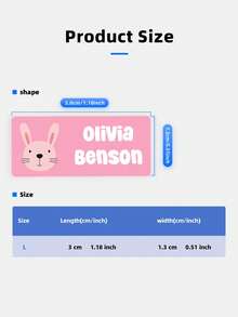 1-210pcs Transparent Waterproof Vinyl Name Labels - Customizable Cute Stickers, Suitable For School Supplies/College Dorm Organization/Sports Gear, Reusable No-Iron Identity Labels For Lunch Boxes/Water Bottles/Gym Bags, Daycare/Summer Camp Gift Sets, Back To School Season