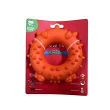 Chew-Resistant Nylon Dog Toy, Peanut Flavored Sweet Donut Shaped Dental Chew Bone, Teeth Cleaning & Boredom Relief Interactive Chewing Toy For Small/Medium Dogs - Multicolor - View 12