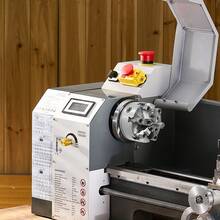 6-Jaw Lathe Chuck, 6 Inch (160 Mm), Self-Centering Chuck With D1-4 Cam Lock Backing Plate, 0.12-5.71 In (3-145 Mm) Clamping Range With T-Wrench Screws, HT300 Material, For Wood Metal Lathe - 銀色 - 查看 1