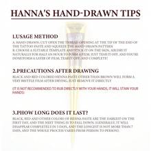 3/4pcs Henna Cream, Brown, Black, Henna Tattoo Cream, Temporary Tattoo, Henna Tattoo Cream Semi-Permanent - Nhiều màu - Xem 10