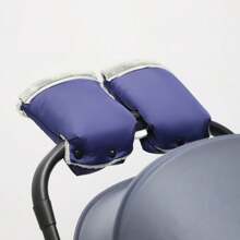 Baby Stroller Warm Gloves, Outdoor Windproof Anti-Freeze Cover For Stroller In Winter, Waterproof And Warm Handlebar Protective Cover For Snow Days