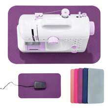 1/2Pcs Sewing Machine Silent Pad/Foot Pad Reduce Vibrations Noise Non Slip Sewing Machine Mat For Quilting Embroidery 17x34cm - Purple - View 6