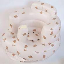 可折叠便携式婴儿沐浴座椅，具有防摔设计和充气沙发，适合学习和玩耍婴儿玩具男婴玩具婴儿洗澡婴儿洗澡装饰品 - 彩色 - 查看 21