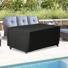 210D Heavy Duty Waterproof Outdoor Covers With Adjustable Drawstring,Coffee Table Covers For Living Room, Garden, Balcony, Terrace Furniture