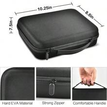 Case Compatible With Philips For Norelco Multigroom Series 7000 5000 Mens Grooming Kit With Trimmer MG7750/49 MG7910/49 MG9510/60. Storage Holder For Attachment Trimmers(Box Only) Black Inner 18D11715B9CD8A6CBE52C-YTB - Black+Inner - View 3