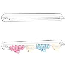 SNOWSTAR Acrylic Claw Clip Organizer, 3PCS Wall Holder And Storage, Hair Clip Display Stand Women And Girls - Clear 2PCS C - 查看 9