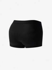 3条装纯色高弹男士三角裤