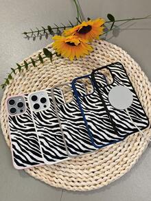 GALLAPLE Zebra Print Magnetic Phone Case, Stylish And Wild,Made Of Soft Material That Is Drop-Proof, Shock-Proof, And Scratch-Resistant, It Is Dirt-Resistant And Durable, Compatible With IPhone 17Promax/17Pro/17AIR/17/16Promax/16Pro/16Plus/16/15Promax/15Pro/15Plus/15/14Promax/14Pro/14Plus/14/13Promax/13Pro/13/12Promax/12Pro/12/11Promax/11Pro/11/XSMAX/X/XS - 黑色 - 查看 9