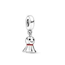 1pc Fashion Red Series Heart, Square, Bell, Flower, Bow, Cup, Key, Baseball, Home, Peace Dove Pendant, Suitable For Girls And Women DIY Bracelet Necklace Fashion Jewelry Making Gift Valentine's Day - Red - View 10