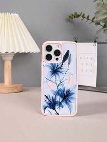 GALLAPLE Blue Lily Floral Print Magnetic Phone Case, Elegant Nature Aesthetic Case,Durable And Dirt-Resistant Material With Wireless Charging Design,Compatible With X/XS/XSMAX/11/11pro/11promax/12/12pro/12promax/13/13pro/13promax/14/14plus/14pro/14promax/15/15plus/15pro/15promax/16/16plus/16pro/16promax.Holiday Phone Accessories.Gifts An Excellent Gift For Friends Y2k Phone Case Cover 17 Pro Max Fall Funda Para Cute Phone Cases Cover De Pink Christmas Silicone Phone Case Rilakkuma Girlfriend Or Boyfriend Cheap 16 Case 16 Pro Max Case Fundas New Year Mobile Phone Case Gifts For Women - 黑色 - 查看 9
