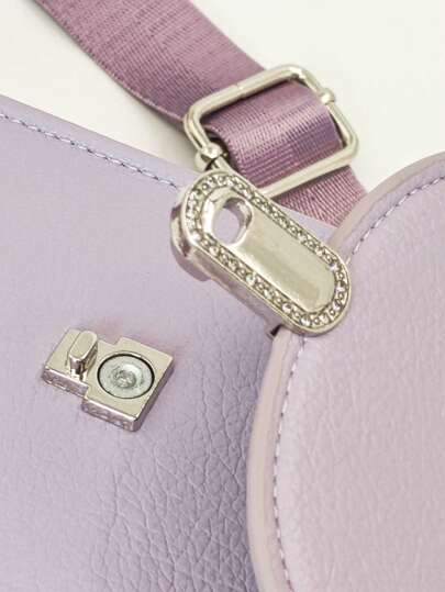 New Messenger Bag A Multi-Function Large-Capacity Double-Layer Zipper Mobile Phone Wallet, Fashion Simple And Delicious Soft Image, Leisure Holiday, Dating