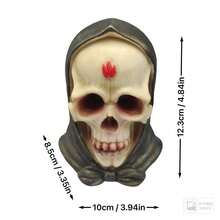 Axt Schädel Harz Handwerk, Feiertags Dekor Ornament