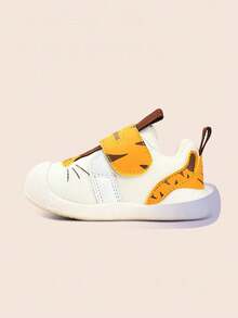 1 Paio di Scarpe Sportive Casual Unisex per Bambini, Design in Rete e PU Traspirante, Suola Piatta Antiscivolo, Adatte per Tutte le Stagioni