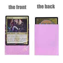 Vorinclex 60张全息星形卡套 - 激光闪光箔设计，66x91毫米无酸PP保护套 - 碎宝石设计磨砂卡套，适用于收藏卡/PTCG/PKM交易卡 - 彩色 - 查看 5